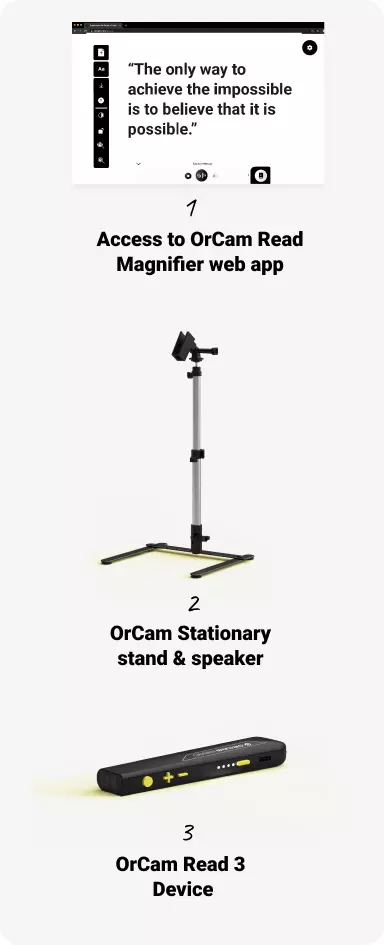  OrCam Read 3. The Ultimate All-in-One Solution : Health &  Household